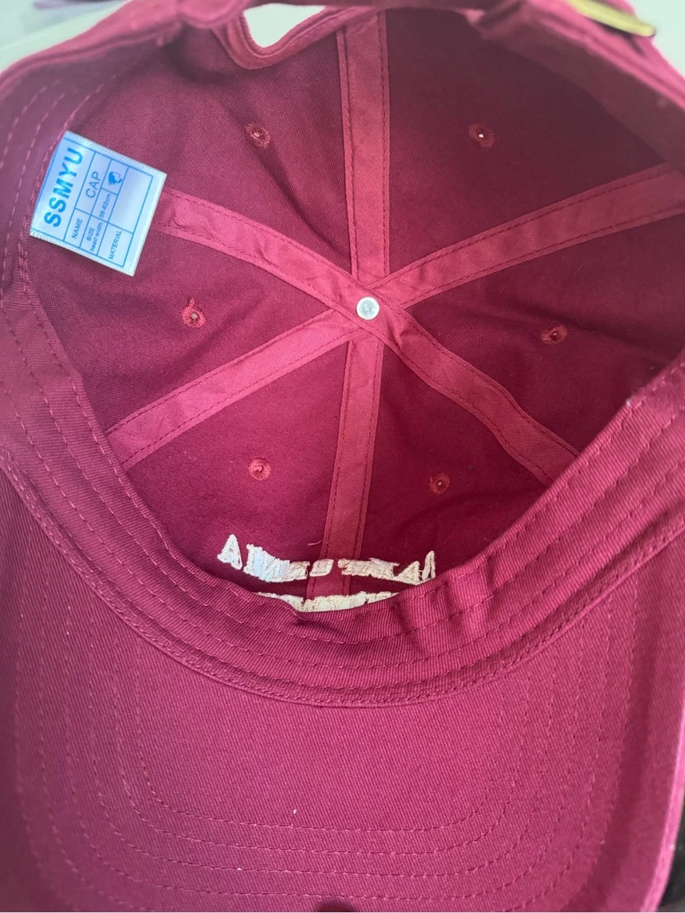 California Hollywood 24/7 Kids Baseball Cap - Burgundy